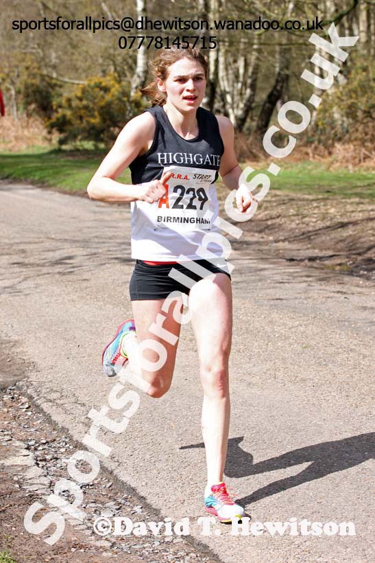 Senior womens English National 6 Stage Road Relay, 2016 English National 12 and 6 Stage Road Relays, Sutton Coldfield, Birmingham. Photo: David T. Hewitson/Sports for All Pics